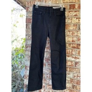 Rag and Bone Nina High-Rise Cigarette Slim Fit Ankle Black Jean Women's 26